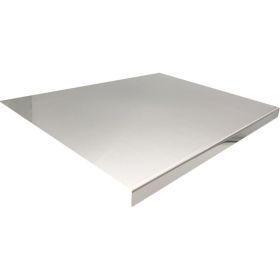 XXL cooked meat baking tray, double-sided cutting board, stainless steel rolling plate, breakfast tray, suitable for fruits, vegetables, meats (size: 40cm*60cm)